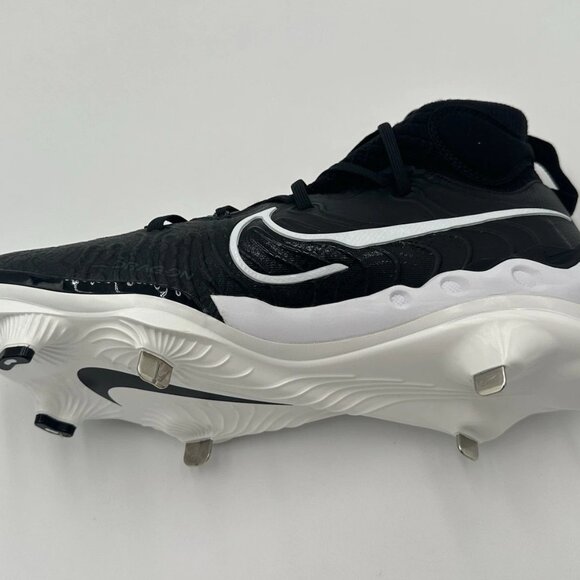 Nike Alpha Huarache NXT Black Metal Baseball Cleats Men's Size DJ6517-001 NEW - Picture 4 of 11